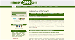 Desktop Screenshot of minusval2000.com